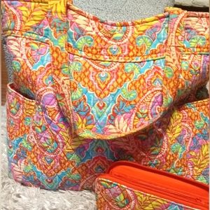 Vera Bradley bag and wallet